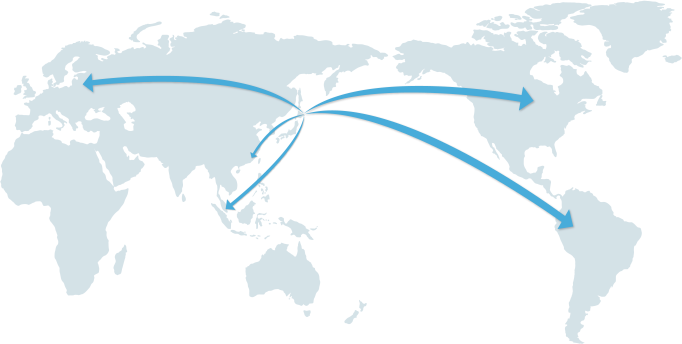 北海道の東から日本全国へ、世界へ。